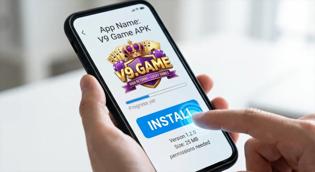 Tap Install button on the installation screen.